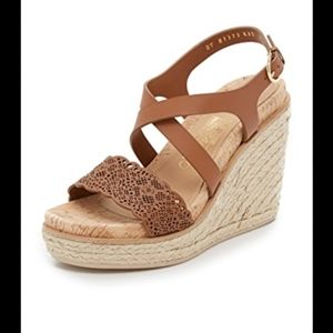 Salavatore Ferragamo Gioela Wedges 9.5 NWOT